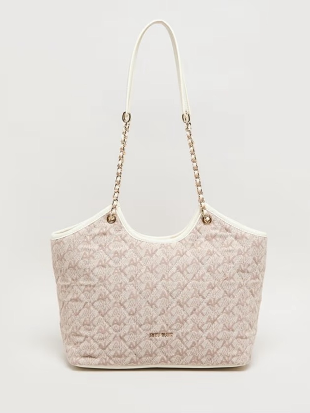 Anne Klein Monogram Patterned Pu Shoulder Bag